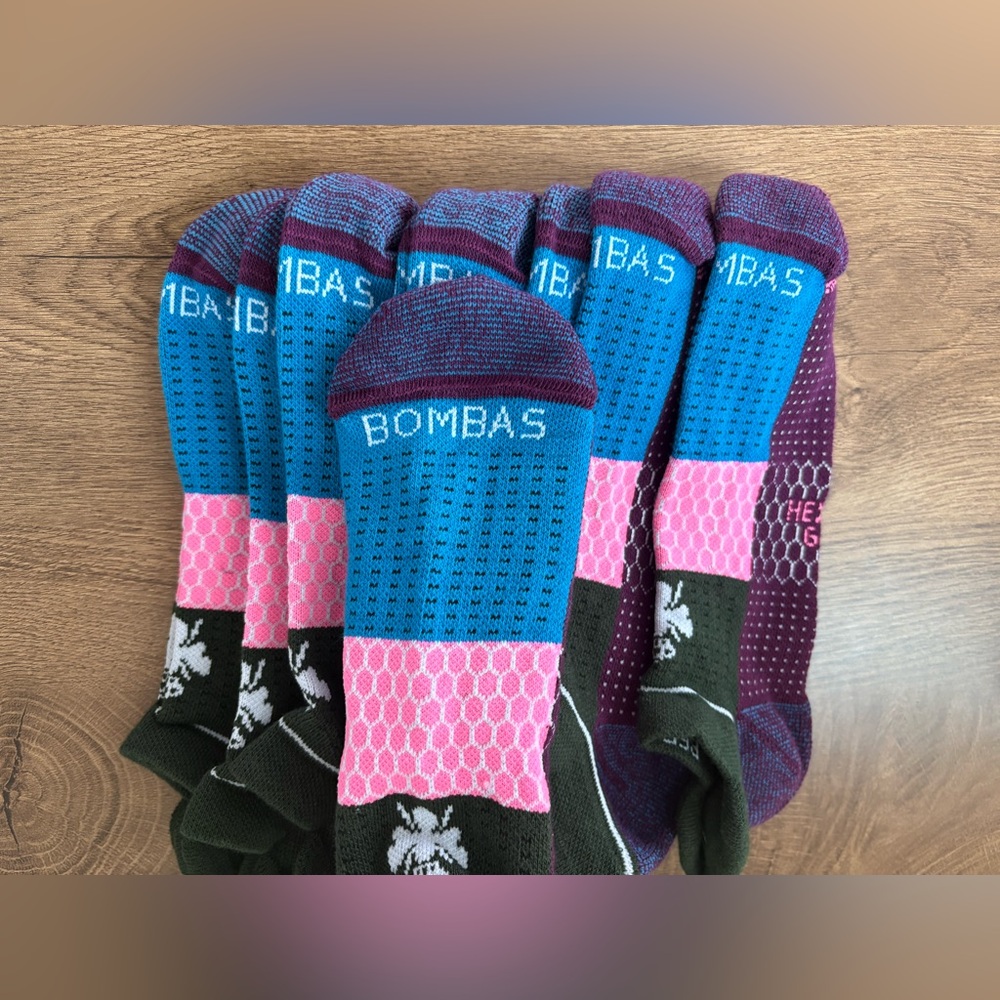 Bombas Ankle Socks (5 Pairs) Size: L - Picture 4 of 4